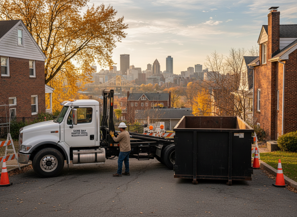 Same Day Dumpster Rental in Pittsburgh, PA